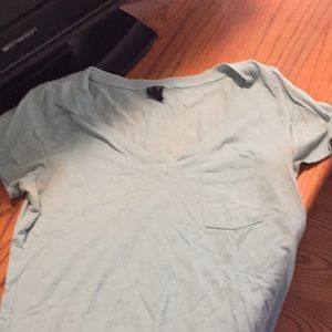 Blue shirt with pocket